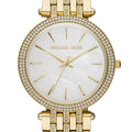Michael Kors Darci Mother of Pearl Dial Gold Steel Strap Watch for Women - MK3219