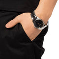 Gucci G Timeless Black Dial Silver Steel Strap Watch For Women - YA1264029A