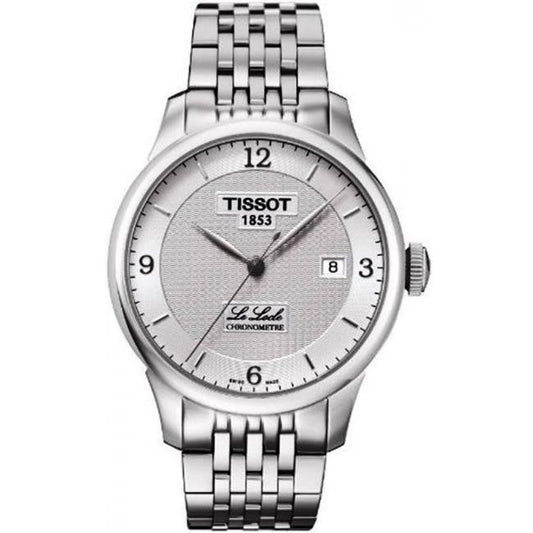 Tissot Le Locle Automatic Cosc White Dial Silver Steel Strap Watch For Men - T006.408.11.037.00