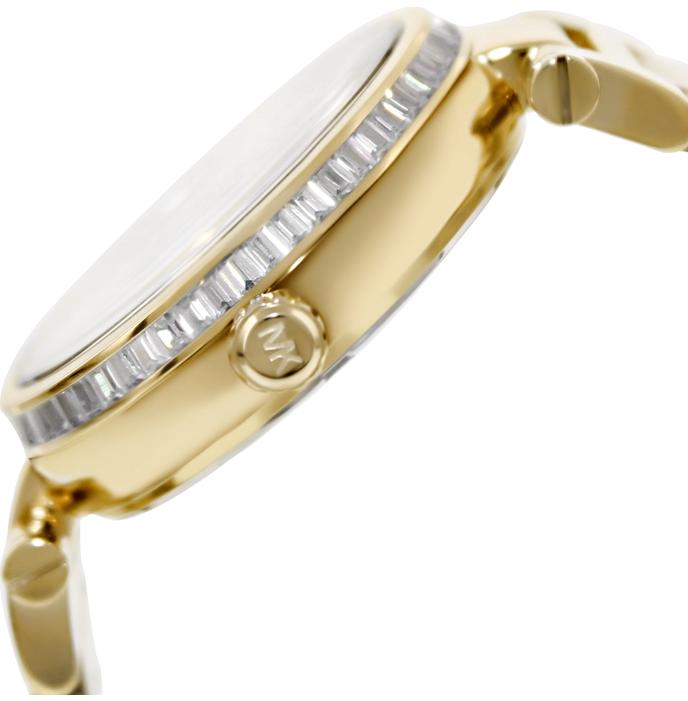 Michael Kors Skylar Gold Dial Gold Steel Strap Watch for Women - MK5867