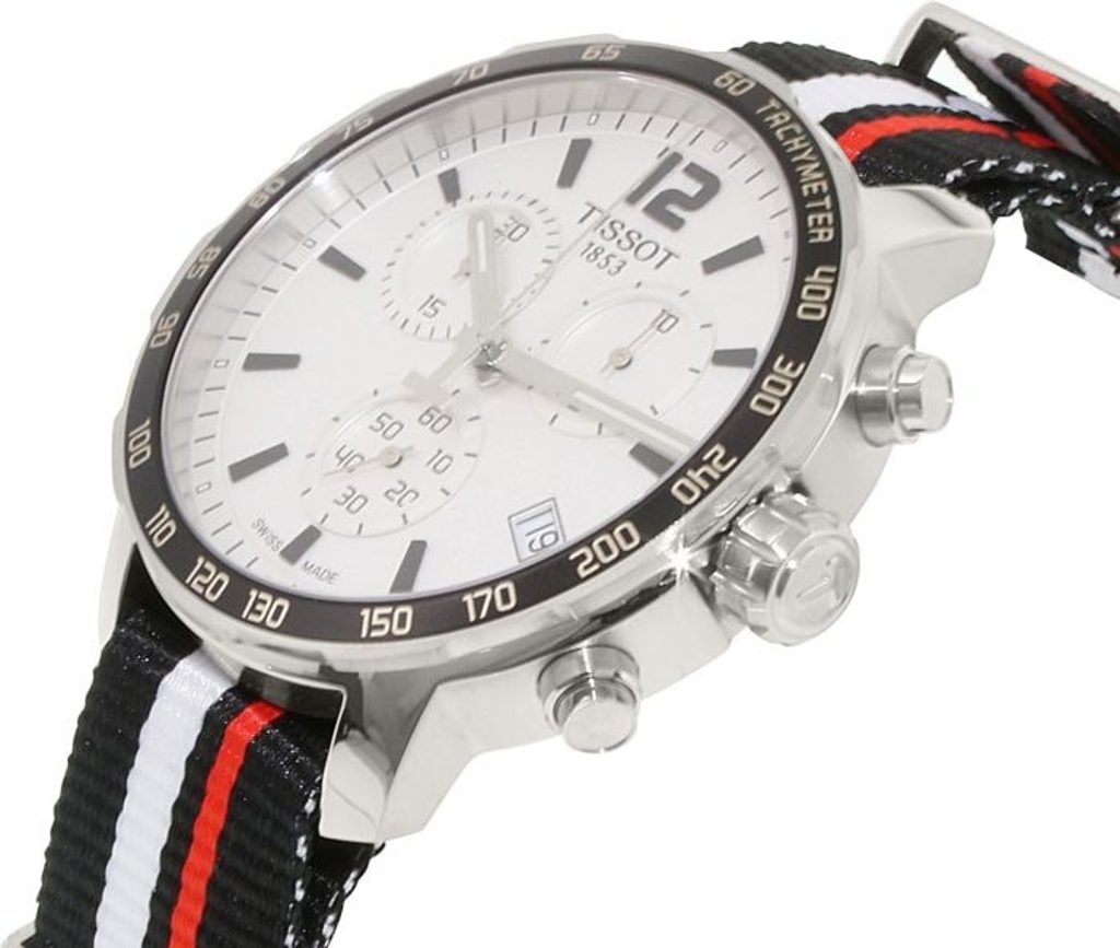 Tissot T Sport Quickster Chronograph NATO Watch For Men - T095.417.17.037.01
