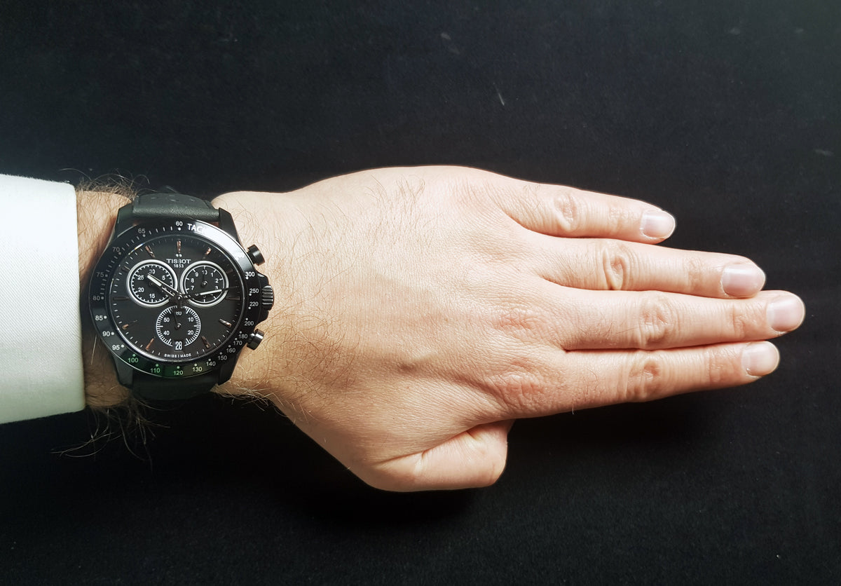 Tissot V8 Quartz Chronograph 42.5mm Watch For Men - T106.417.36.051.00