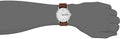 Marc Jacobs Marc Fergus White Dial Brown Leather Strap Watch for Men - MBM5080