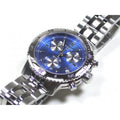 Tissot T Sport PRS 200 Chronograph Blue Dial Silver Steel Strap Watch For Men - T067.417.11.041.00