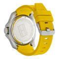 Tommy Hilfiger Windsurf White Dial Yellow Rubber Strap Watch for Men - 1791115