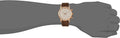 Emporio Armani Classic Chronograph White Dial Brown Leather Strap Watch For Men - AR1809