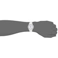 Emporio Armani Luigi Chronograph Ceramic White Dial White Steel Strap Watch For Men - AR1499