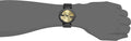 Gucci Interlocking Grammy XL Gold Dial Black Steel Strap Watch for Men - YA133209