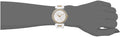 Michael Kors Delray Rose Gold Dial White Steel Strap Watch for Women - MK4315
