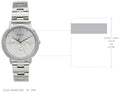 Hugo Boss Prima Silver Dial Silver Steel Strap Watch for Women - 1502570