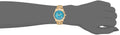 Michael Kors Runway Stop Hunger Blue Dial Gold Steel Strap Watch for Women - MK5815