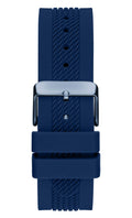 Guess Delta Blue Dial Blue Silicone Strap Watch for Men - GW0051G4