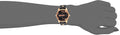 Diesel Mini Daddy Dual Time Black Dial Black Leather Strap Watch For Men - DZ7317
