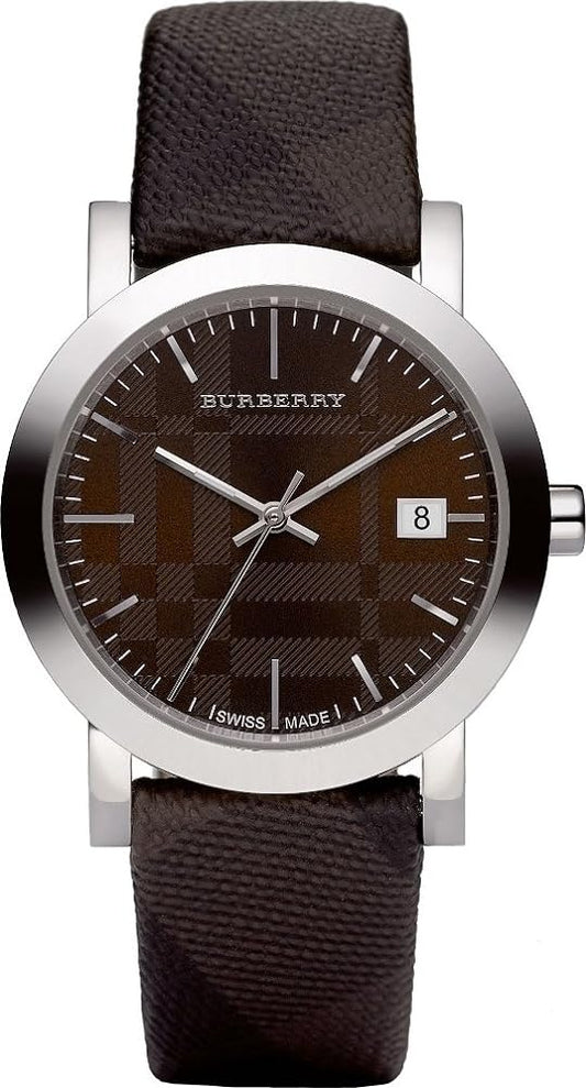 Burberry Brown Dial Brown Leather Strap Watch for Women - BU1775