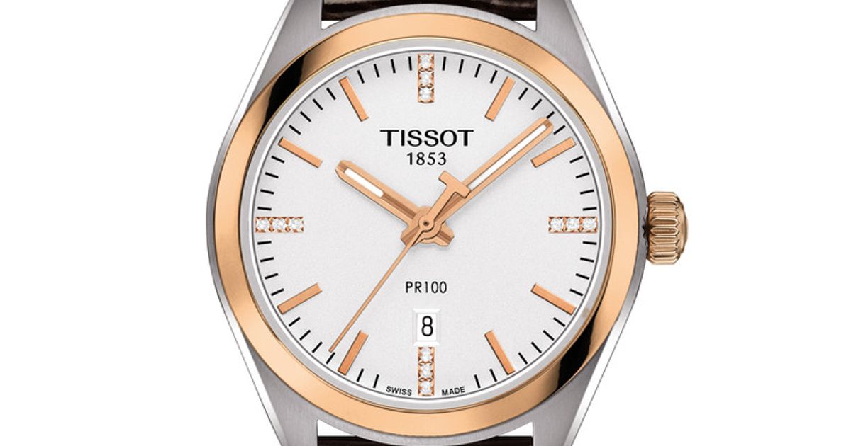 Tissot PR 100 Lady Diamonds Watch For Women - T101.210.26.036.00