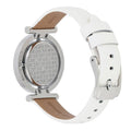 Michael Kors Averi Silver Dial White Leather Strap Watch for Women - MK2524
