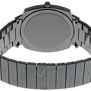 Gucci Grip Quartz Grey Dial Grey Steel Strap Watch For Men - YA157429