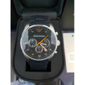 Emporio Armani Sportivo Chronograph Black Dial Black Steel Strap Watch For Men - AR5858