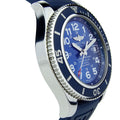 Breitling Superocean II 44mm Blue Dial Blue Rubber Strap Watch for Men - A17392D8/C910/158S/A20SS.1