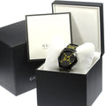 Gucci G Timeless Ghost Black Dial Leather Strap Watch For Men - YA1264019