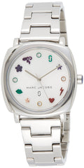 Marc Jacobs Mandy Silver Dial Silver Stainless Steel Strap Watch for Women - MJ3548