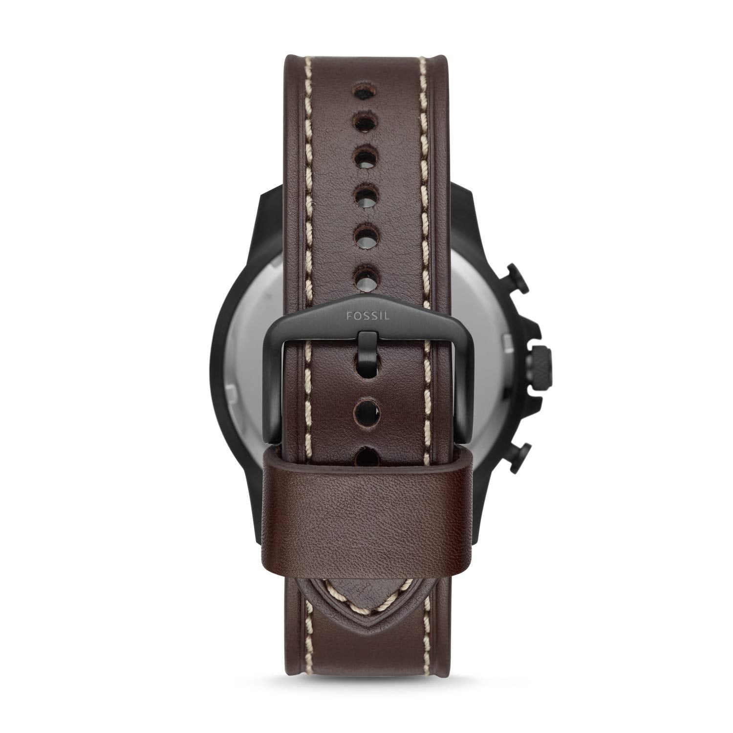 Fossil Bowman Chronograph Brown Dial Brown Leather Strap Watch for Men - FS5601