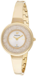 Swarovski Crystalline Bracelet White Dial Gold Steel Strap Watch for Women - 5269253