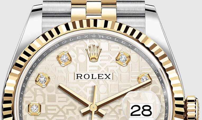 Rolex Datejust 36 Diamonds Champagne Dial Two Tone Jubilee Bracelet Watch for Women - M126233-0027