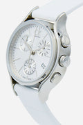 Calvin Klein Skirt White Dial White Leather Strap Watch for Women - K2U291L6