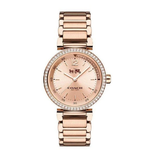 Coach Sports 1942 Rose Gold Dial Rose Gold Steel Strap Watch for Women - 14502200