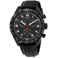 Tissot T Sport PRS 516 Chronograph Black Dial Black Leather Strap Watch for Men - T131.617.36.051.00