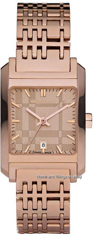 Burberry Nova Quartz Rose Gold Dial Rose Gold Steel Strap Watch for Women - BU1578