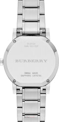 Burberry The City Silver Dial Silver Steel Strap Watch for Women - BU9035