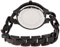 Michael Kors Slim Runway Black Dial Black Steel Strap Watch for Women - MK3317