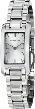 Burberry Heritage Silver Dial Silver Steel Strap Watch For Women - BU9500
