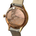 Swarovski Octea Nova Grey Dial Grey Leather Strap Watch for Women - 5295326