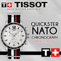 Tissot T Sport Quickster Chronograph NATO Watch For Men - T095.417.17.037.01