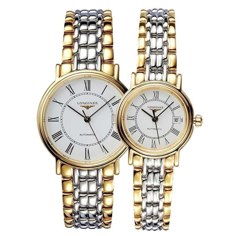 Longines Presence  Automatic White Dial Two Tone Steel Strap Watch for Men - L4.921.2.11.7