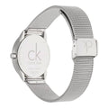 Calvin Klein Minimal Silver Dial Silver Mesh Bracelet Watch for Women - K3M2212Z