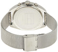 Tommy Hilfiger Mia Silver Dial Silver Mesh Bracelet Watch for Men - 1781628