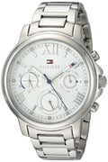 Tommy Hilfiger Claudia Silver Dial Silver Steel Strap Watch for Women - 1781741