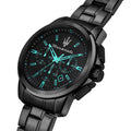 Maserati Successo Aqua Edition Black Dial Stainless Steel Strap Watch For Men - R8873644003