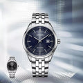 Citizen Eco Drive Blue Dial Silver Stainless Steel Watch For Men - BM7250-56L