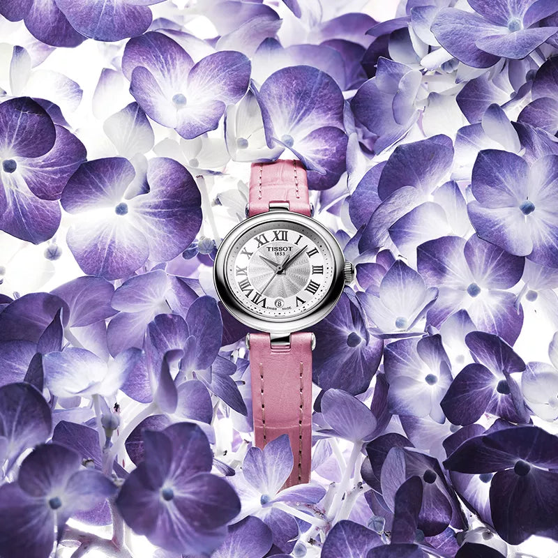 Tissot Bellissima Small Lady Quartz Pink Strap Watch For Women - T126.010.16.013.01