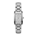 Emporio Armani Classic Diamonds Silver Dial Silver Steel Strap Watch For Women - AR3170