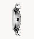 Emporio Armani Gianni White Dial Silver Steel Strap Watch For Women - AR1763