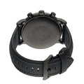 Emporio Armani Luigi Chronohraph Black Dial Black Leather Strap Watch For Men - AR1970