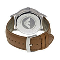 Emporio Armani Renato Silver Dial Brown Leather Strap Watch For Men - AR2463