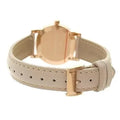 Burberry The City Beige Dial Beige Leather Strap Watch for Women - BU9210