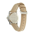 Burberry The City Beige Dial Beige Leather Strap Watch for Women - BU9207